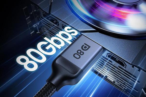 photo of Silkland 80Gbps DisplayPort 2.1 Cable: The first VESA-certified DP80 cable on Amazon image