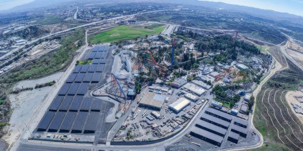 photo of Six Flags has installed one of the largest solar carports in the US image