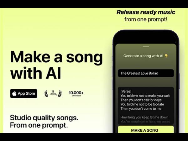 photo of Write your own songs like Chappell Roan with this AI music app, now $450 off image