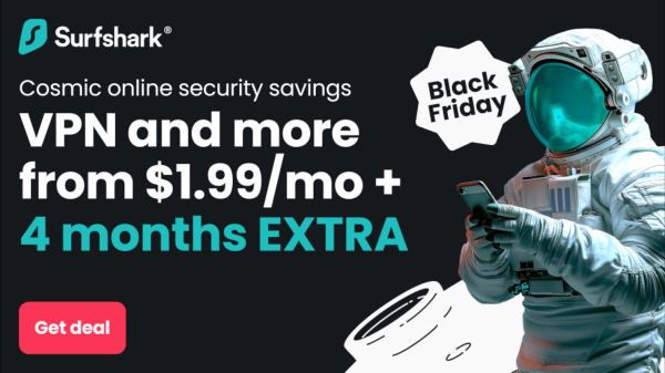 photo of Top-ranked Surfshark is 87% off with this early Black Friday VPN deal image