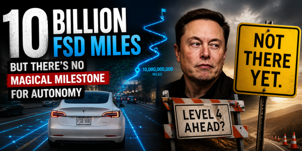 photo of Tesla reaches 10 billion FSD miles — is there’s a magical milestone for autonomy image