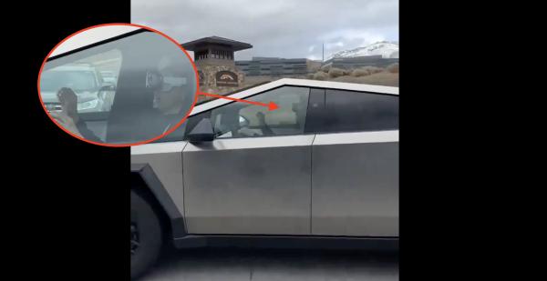 photo of Idiots are already driving on Tesla Autopilot with Apple Vision Pro on their faces image