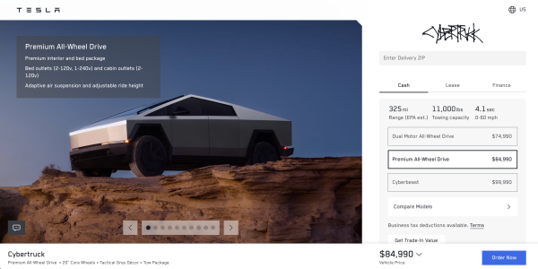 photo of Tesla’s Cybertruck sales still unimpressive despite cheaper model image