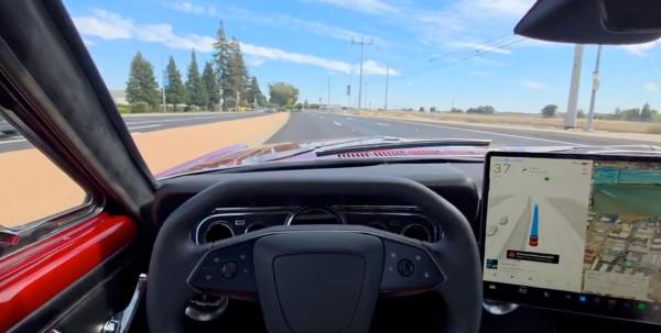 1966 Ford Mustang converted into a Tesla&hellip;
