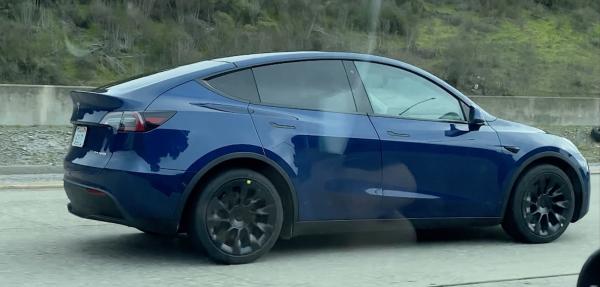photo of Tesla Model Y prototype spotted with new wheels image