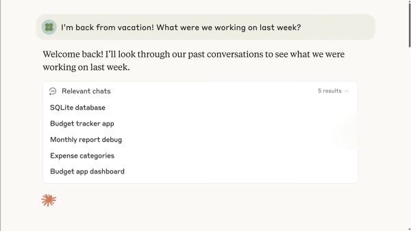 photo of You can now give Claude access to memories of previous conversations, but only if you want to image