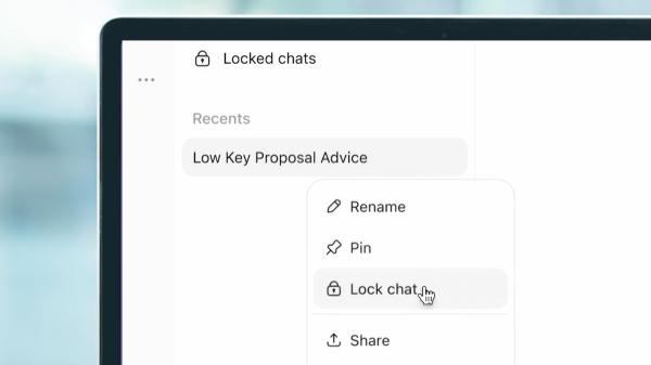 photo of ChatGPT's new Locked Chats feature has a major privacy catch image
