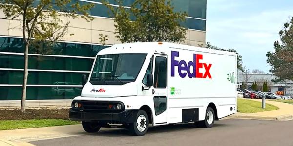 photo of FedEx orders 15 more Workhorse W56 electric delivery vans image