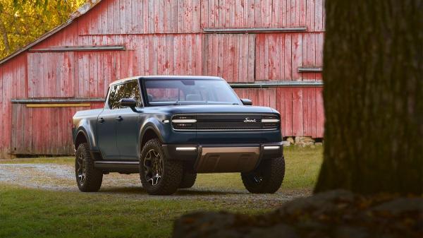 photo of The Scout Terra electric pick-up is a throwback to the golden age of American trucks image