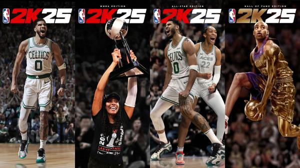 photo of Jayson Tatum and A'ja Wilson named NBA 2K25 cover stars, plus Vince Carter for the Hall of Fame edition image