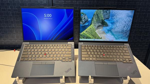 photo of Lenovo brings a blue ThinkPad T14 to Mobile World Congress — slew of new devices includes a Legion 7a with Strix Halo image