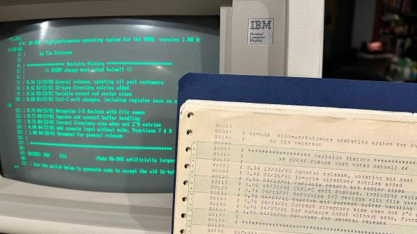 45 years later, earliest DOS source code&hellip;