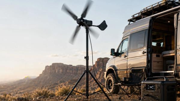 photo of Portable wind turbines are riding the DIY energy boom — Ventyra R1 smashes Kickstarter goal by 90x, promising&hellip; image