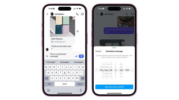 How to schedule messages on Instagram