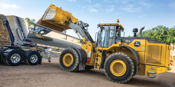 photo of E-quipment highlight: John Deere 744 and 824 X-Tier hybrid wheel loaders image