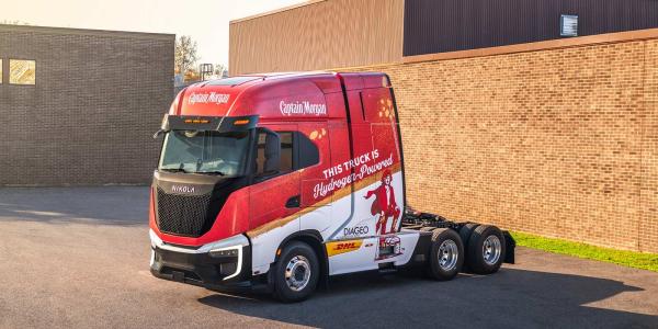 photo of Captain Morgan gets a hydrogen Nikola in latest DHL deal image