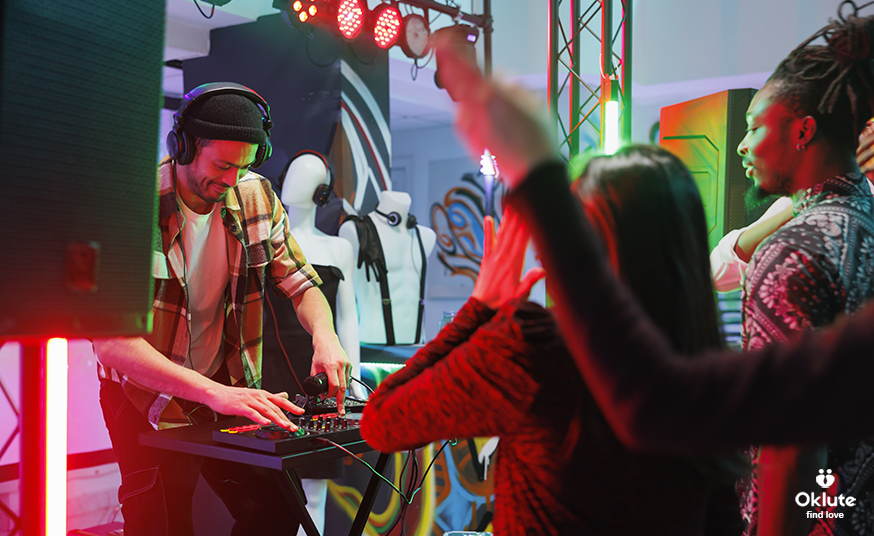 dj at party