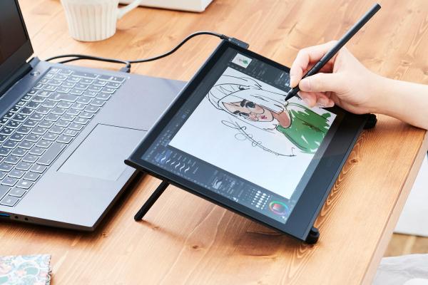 photo of Wacom's first OLED pen display is also the thinnest and lightest it has ever made image