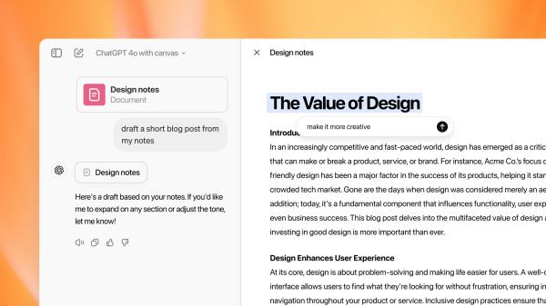 OpenAI rolls out Canvas, its newest…