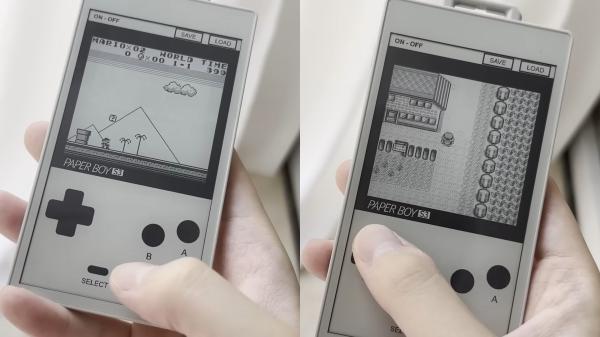photo of Designer turns discontinued E-Ink dev board into a 60Hz Game Boy handheld — dual-core chip runs at 100% to power&hellip; image