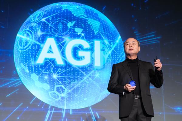 SoftBank’s Masayoshi Son says AGI will…