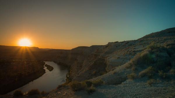 This Ancient River Seemed to Flow…
