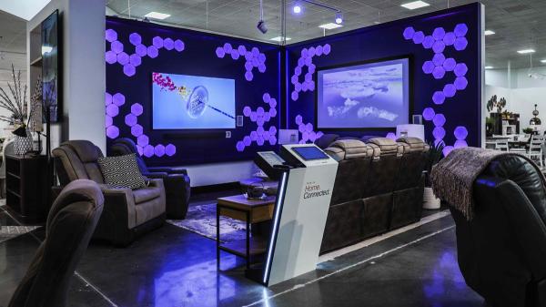 photo of Ashley and Samsung's interactive showroom lets you see how tech will work in your home, rather than imagine it image