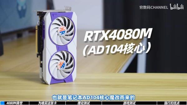 Reviewer tests 'RTX 4080M' desktop…