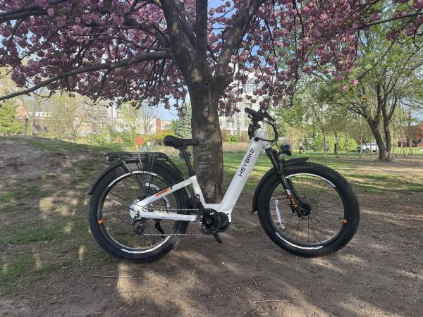photo of Heybike’s Alpha step-through e-bike is an affordable, all-terrain dreamboat image