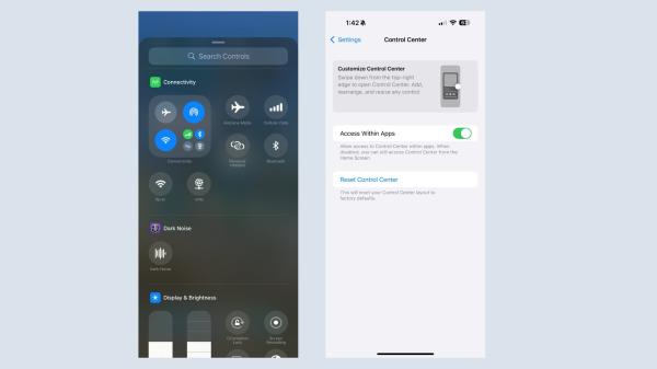 Latest iOS 18.1 Beta Adds Control Center…