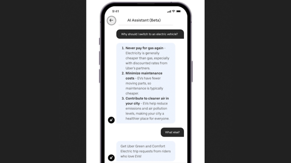 photo of Uber is plugging ChatGPT into EVs image