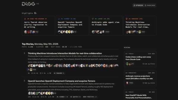 Digg is back again, this time to&hellip;