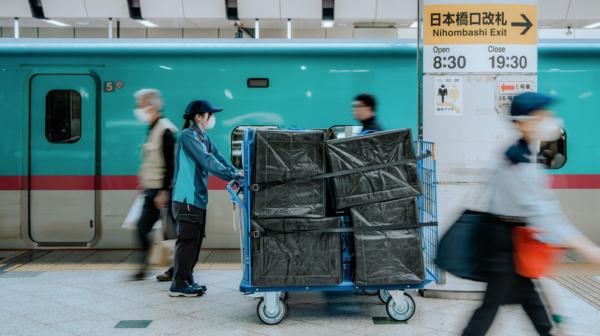 Amazon Japan is now transporting packages on Shinkansen…