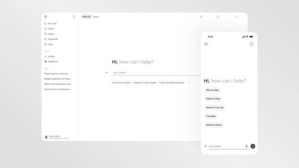 Microsoft debuts a more buttoned-up look for Copilot