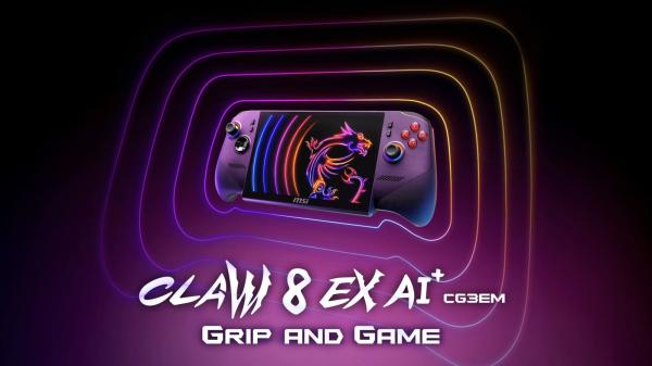 MSI's Claw 8 EX AI+ handheld comes out…