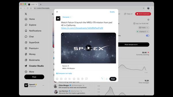 photo of X is making a fresh push for live video with new creator payouts image