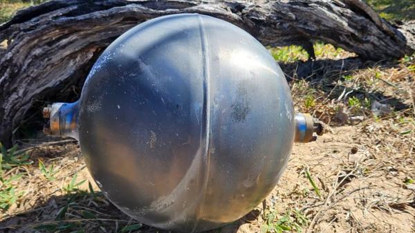 Metal balls from space are popping up on…