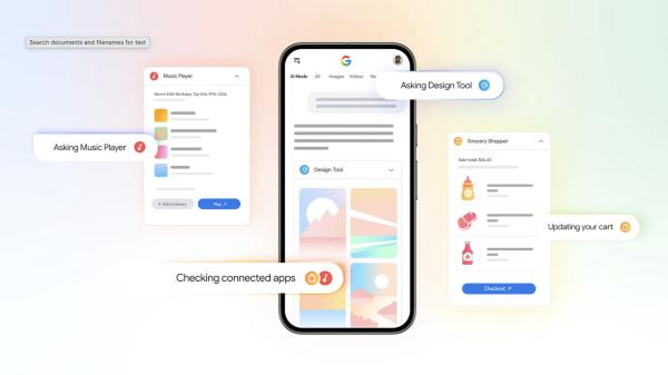 photo of Google AI Mode now integrates with Canva, YouTube Music and Instacart image