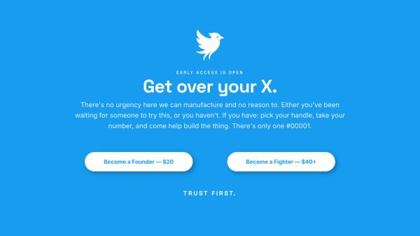New Twitter rebrands to Tweet.app after…