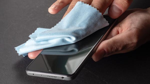 Never use harsh cleaning products to…