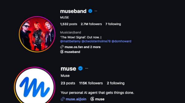 Muse, the band, lost its social media&hellip;