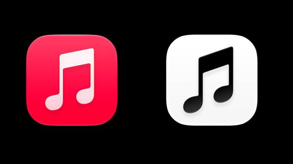 photo of People are hating on Apple Music's redesigned black-and-white logo image