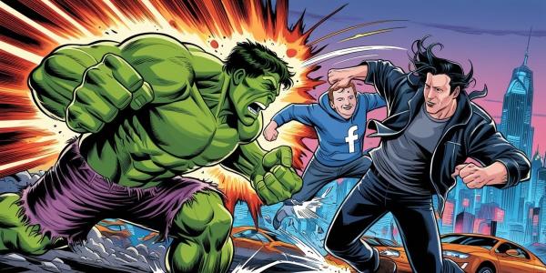 Hulk smash Musk and Zuck! Actor Mark…