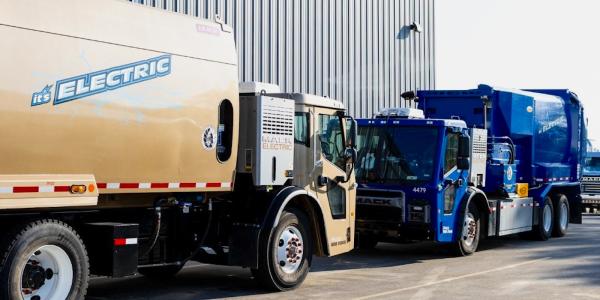 photo of Mack Electric LR is Wisconsin’s first electric garbage truck image