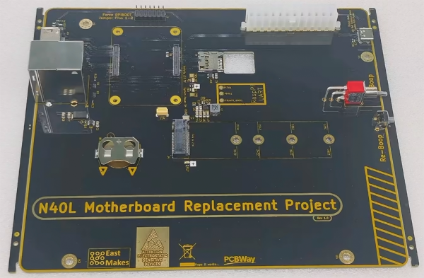 Techie makes his own motherboard to…