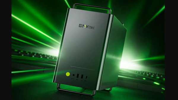 photo of GMKTec pairs the fastest laptop CPU ever launched with a desktop RTX5070 GPU in an impressive Neo-X1 workstation PC image