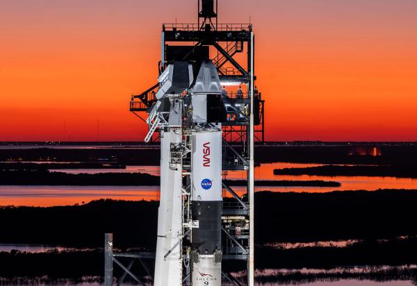 photo of SpaceX launches astronauts for long-awaited International Space Station crew swap image