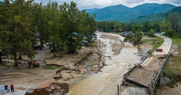 Hurricane Helene Destroyed Roads.…