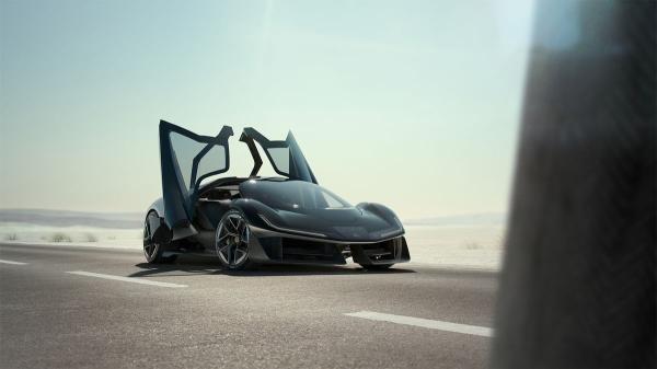 photo of The stunning Lotus Theory 1 concept car does away with buttons and relies on robotic bladders instead image