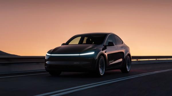 Tesla hails the arrival of its first…